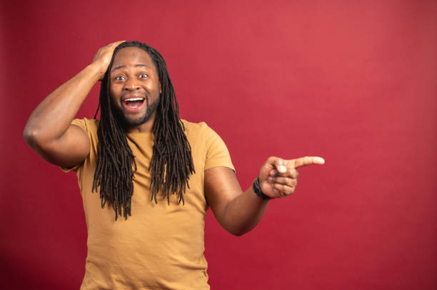 istock African American man pointing on the blank space 1314207061