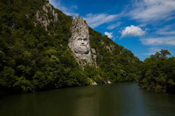 Photo of Decebal statue, orsova, danube boilers, Romania