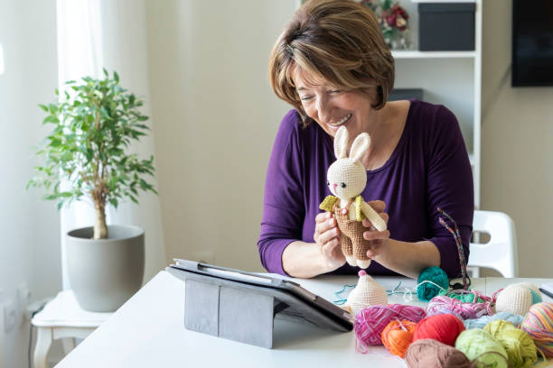 istock Senior woman working from home 1314216089