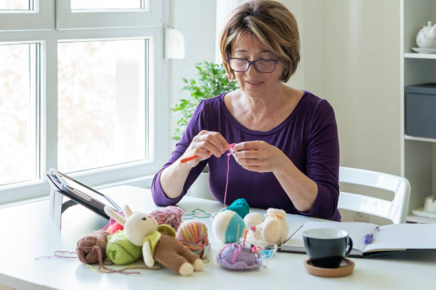 istock Senior woman working from home 1314216228