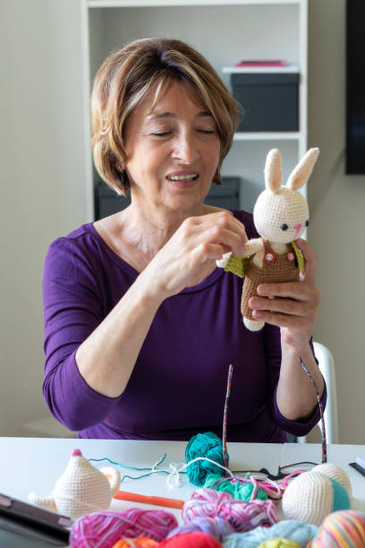 istock Senior woman working from home 1314217066