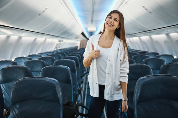 istock Female passenger feeling optimistic about the upcoming journey 1314219569