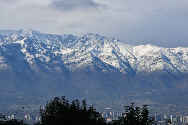 istock Snow-Capped Andes over Santiago, Chile 1314220479