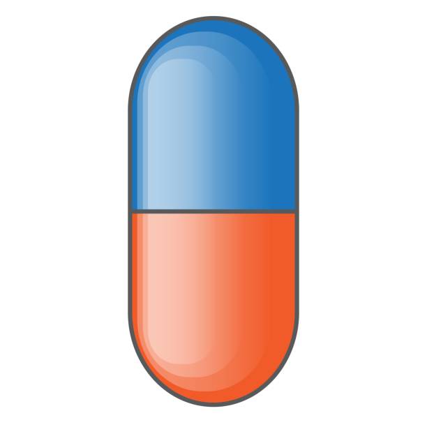 istock Simple icon of medicine capsule pill. Medic vector 1314225936