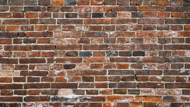 istock Red brick wall background, Red brick wall texture grunge background with vignetted corners to interior design 1314229987