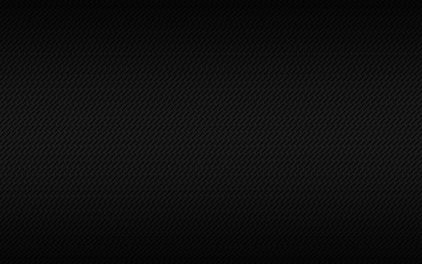 istock Black metal plate texture. Stainless steel background with black gradient and diagonal lines. Modern vector illustration 1314233646