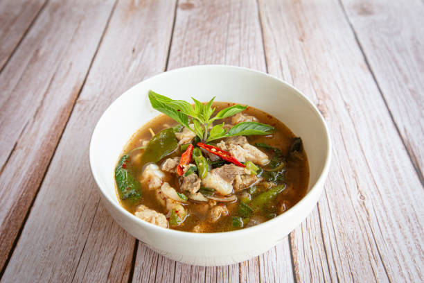 istock (Tom Yum) Hot and Sour Prawn Soup,Thai Foods 1314254532