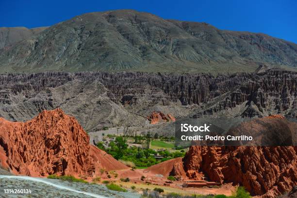 Purmamarcas Amazing Surrounding Landscape Stock Photo - Download Image Now - Andes, Argentina, Humahuaca
