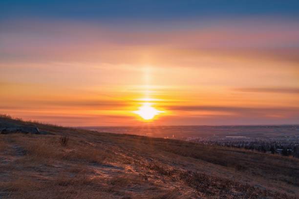 istock Colourful Sunrise Over A Spring Park Field 1314265721
