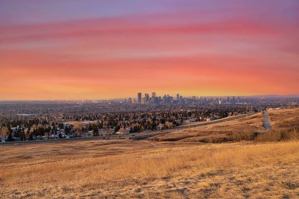 istock Sunrise Clouds Over A Lookout Of Downtown Calgary 1314265851