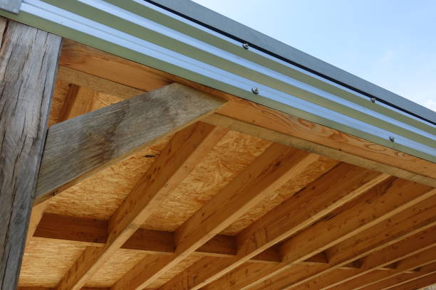 istock Wooden frame of a pergola 1314284022