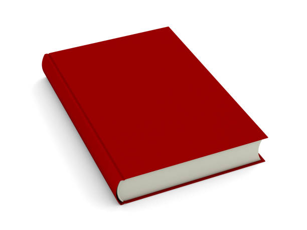 red book on white background. Isolated 3D illustration red book on white background. Isolated 3D illustration handbook book hardcover book red stock pictures, royalty-free photos & images