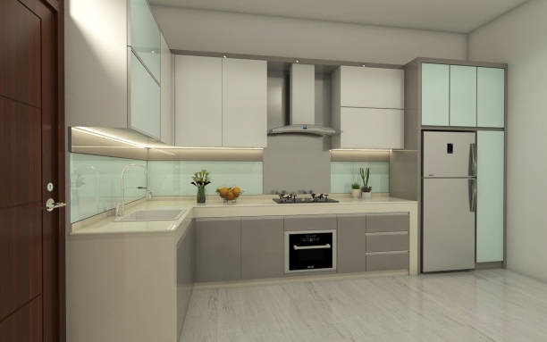 istock Domestic kitchen design in vintage style 1314293518