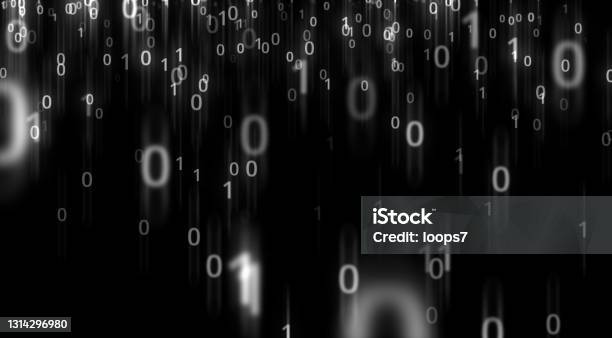 Binary Code Stock Illustration - Download Image Now - Network Security ...