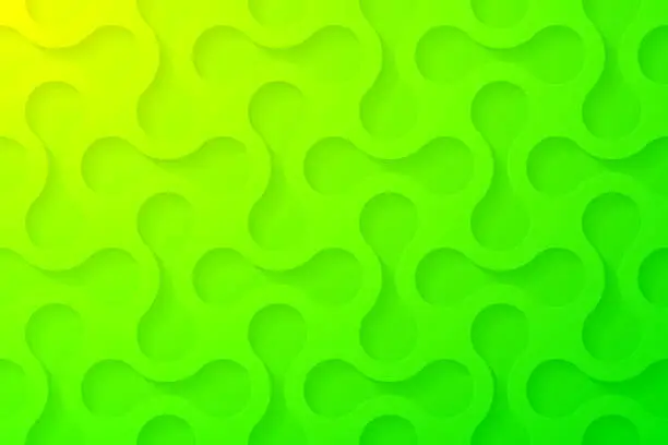 Vector illustration of Abstract green background - Geometric texture