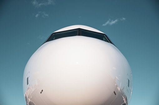 Aircraft nose view