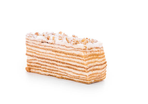istock Piece of cake with nuts. 1314304605