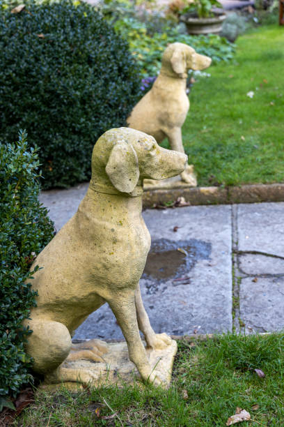 istock Garden ornaments dog statues 1314304635