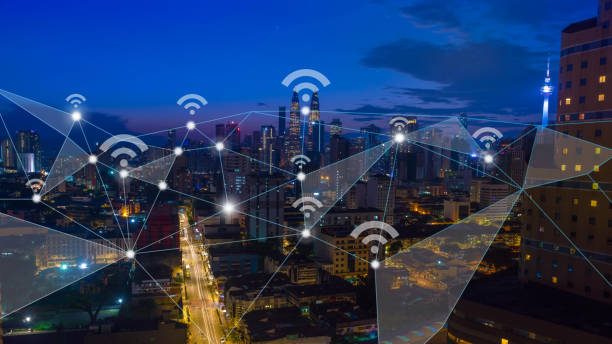 istock Smart city and communication network concept for 5G 1314304724