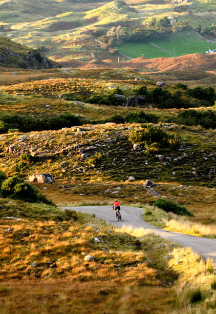istock Cyclist in Scottish scene 1314305781