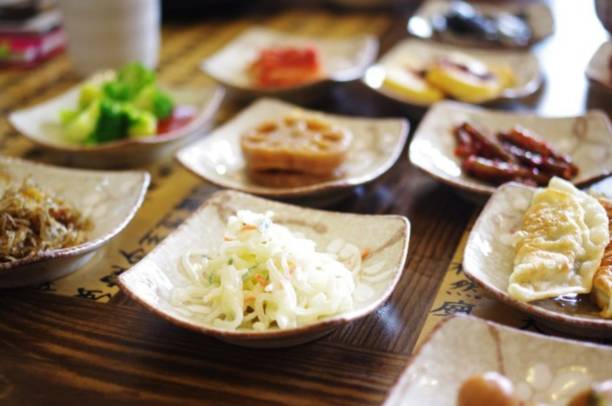 istock Assorted banchan at a Korean restaurant in Sydney, Australia 1314311300