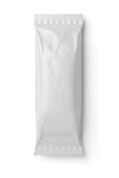 istock Ice cream mock-up. Clean package of popsicle isolated on white. 3D rendering. 1314311332