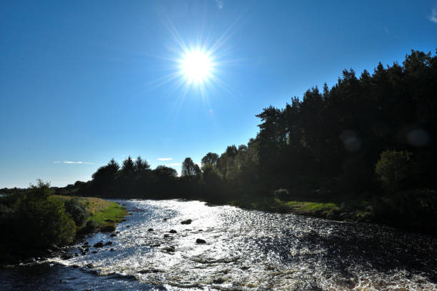 istock Sun shining on the River Brora Scotland 1314312527