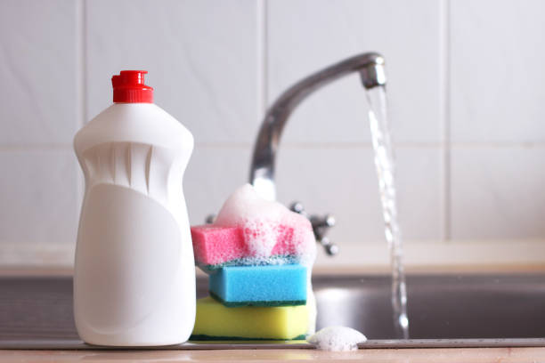 istock dishwashing detergent close-up in the interior of the kitchen 1314324536