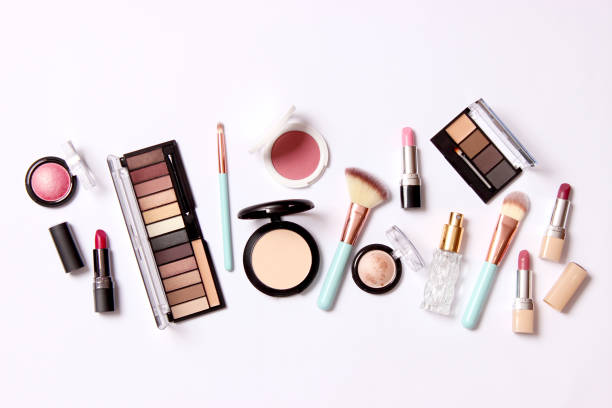 istock professional makeup tools. Makeup products. A set of various products for makeup 1314325677