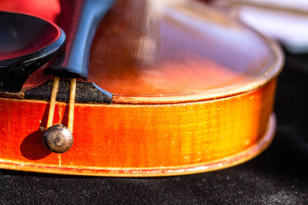 istock Fragment of handmade violin. 1314325954
