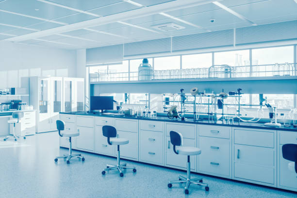 научная лаборатория - laboratory laboratory equipment chemistry science стоковые фото и изображения