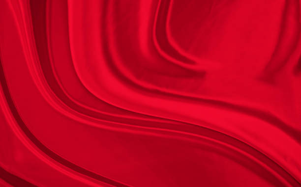 istock Black red satin dark fabric texture luxurious shiny that is abstract silk cloth background with patterns soft waves blur beautiful. 1314339955