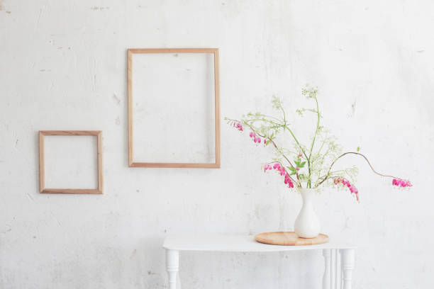 istock flowers in vase on background white wall 1314341151
