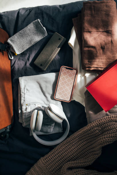 istock Still life:  Packing up Suitcase for Winter Holiday, an Overhead View (Flat Lay) 1314341949