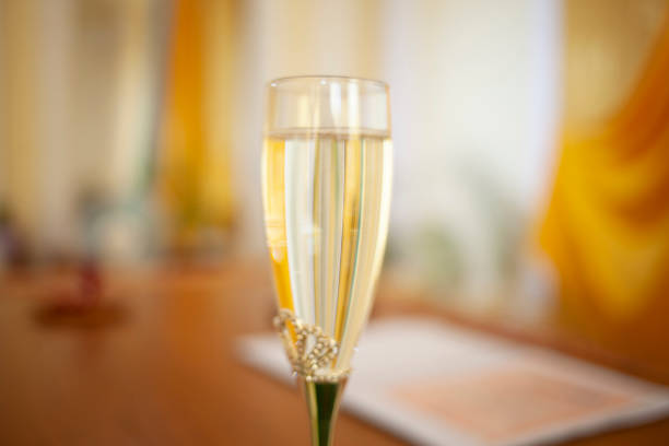 Party lights and champagne, a great way to make a celebration unforgettable