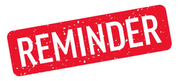 Reminder - Stamp, Imprint, Seal Template. Vector Stock Illustration Reminder - Stamp, Imprint, Seal Template. Vector Stock Illustration reminder-stamp stock illustrations