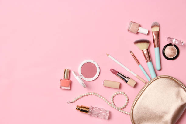 istock professional makeup tools. Makeup products. A set of various products for makeup 1314348122