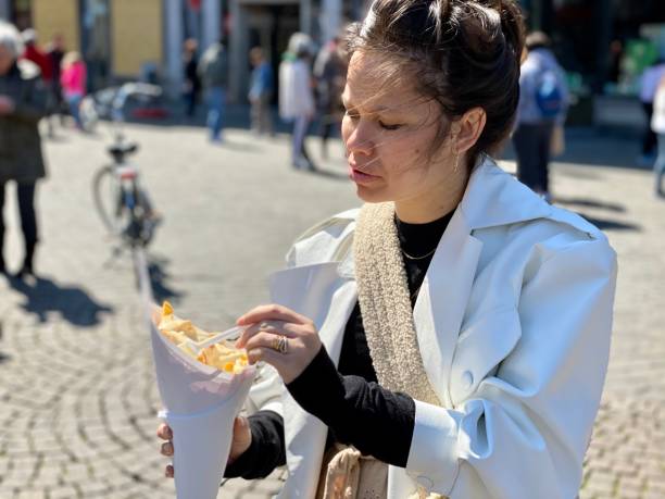 istock Fresh Dutch French fries 1314349797