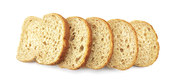 Bread, Baked, Sliced Bread, White Background, Meal