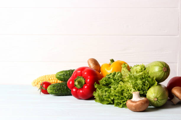 istock Set of different fresh vegetables close-up. Healthy eating 1314355002