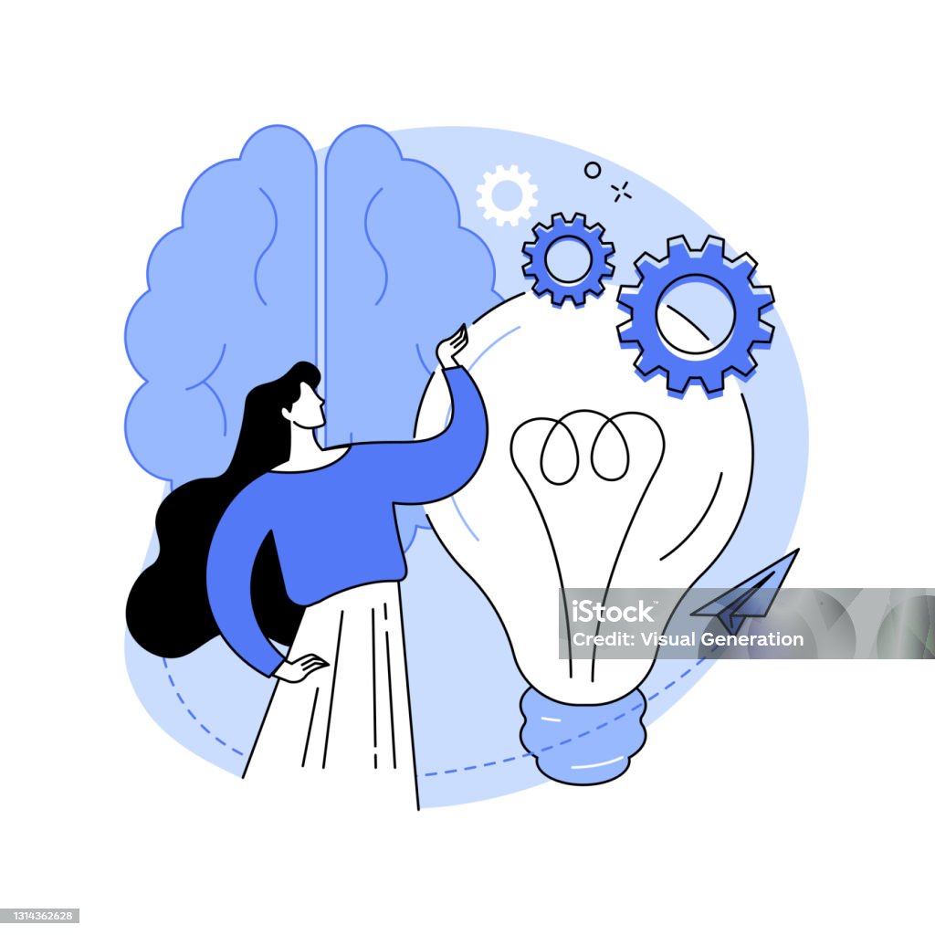 영감 추상 적 개념 벡터 일러스트 사색에 대한 스톡 벡터 아트 및 기타 이미지 - 사색, 창의력, 희망 - iStock