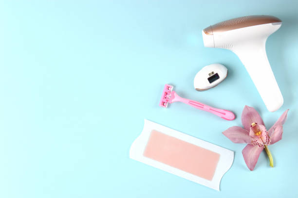 istock a set of different tools for home hair removal. 1314363829