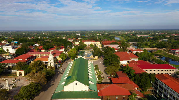 istock Vigan Cathedral. This structure depicts the remnants left by the spaniards during thier reign in the Philippines 1314368539