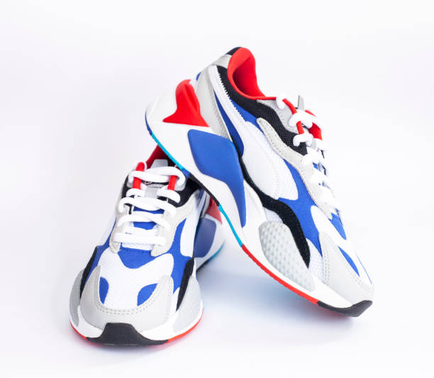 istock Sport shoes on white background. 1314374679