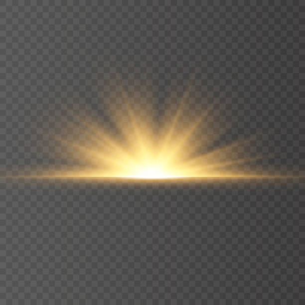pecial design of sunlight or light effect. Sunset or sunrise. Sun beams. Bright flash. Light background. Decor element. Isolated transparent background. pecial design of sunlight or light effect. Sunset or sunrise. Sun beams. Bright flash. Light background. Decor element. Vector illustration for decorating. Isolated transparent background. light beam stock illustrations