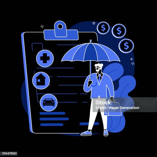 Insurance Abstract Pic Insurance Broker Abstract Concept Vector Illustration Stock ...