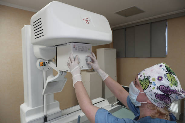 istock The work of a radiologist in the X-ray room for diagnostics. 1314392006