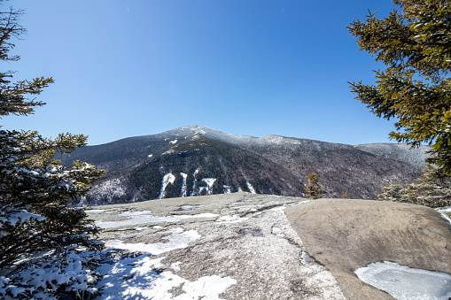 Baldpate Mountain during the winter of 2021.