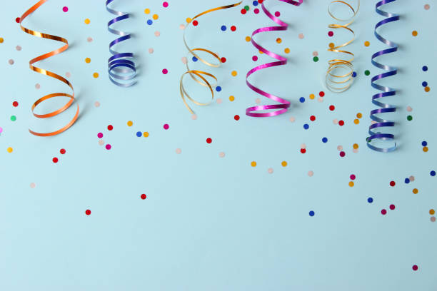 istock Background for the holiday, party or birthday on a colored background 1314393247