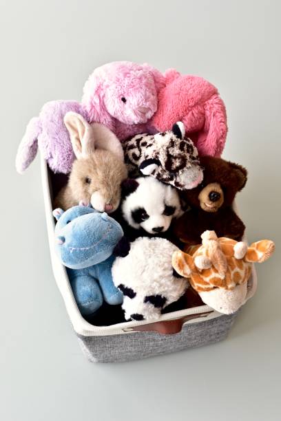 istock Storage box of children's toys for easy modern home organization solutions 1314393738